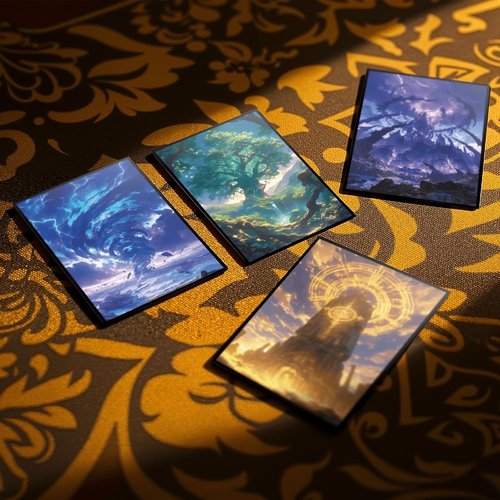 MTG Card Sleeves - Ultra Clear Front & Matte Finish Back - 100 Count Standard Size for Magic The Gathering