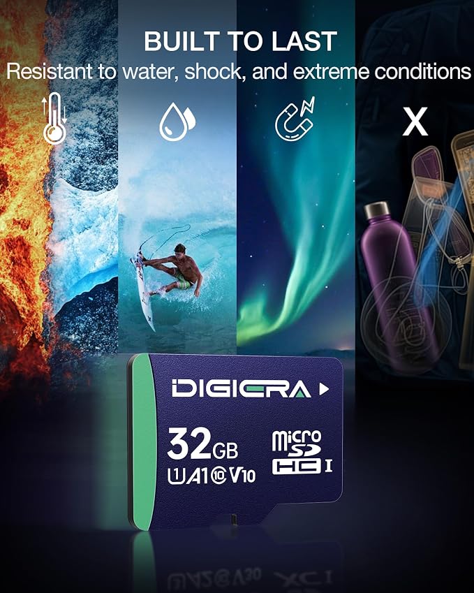 DIGIERA 32GB CT100 microSDHC UHS-I Memory Card