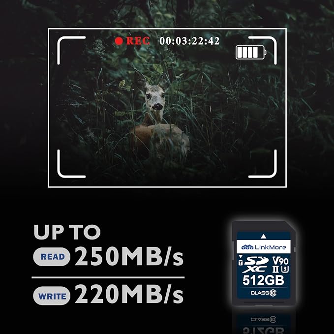 LinkMore XV29 512GB SDXC UHS-II Card UHS-II SD Crd, SD Card