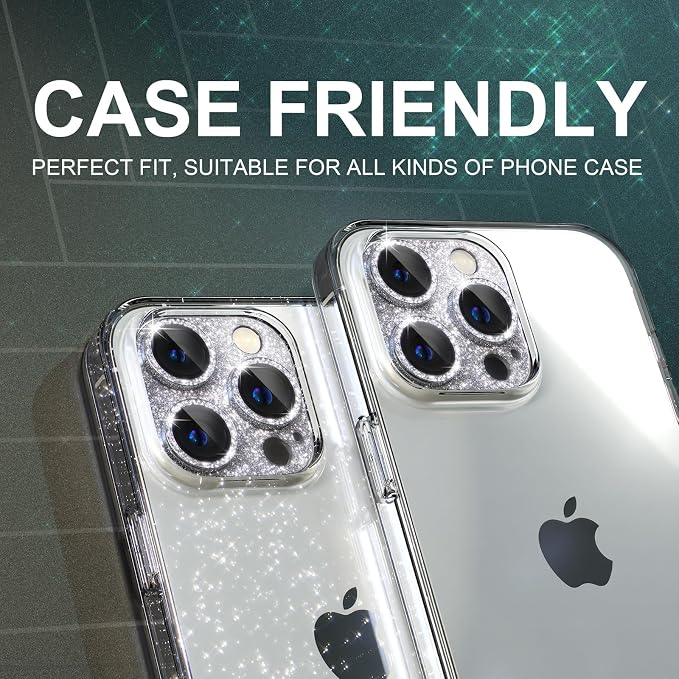 Choiche for iPhone 14 Pro/iPhone 14 Pro Max Camera Lens Protector, Bling Camera