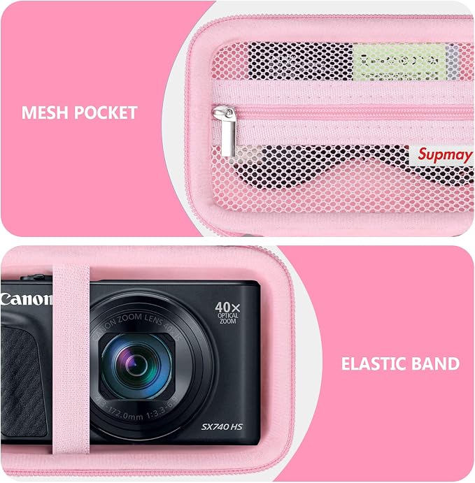 Hard Carrying Case for Canon PowerShot SX740 HS/ SX730 HS/ SX720 HS/ SX620 HS/