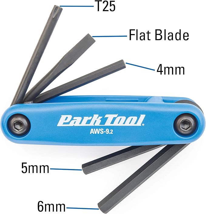 Park Tool WTK-2 - Essential Tool Kit Tool, Blue