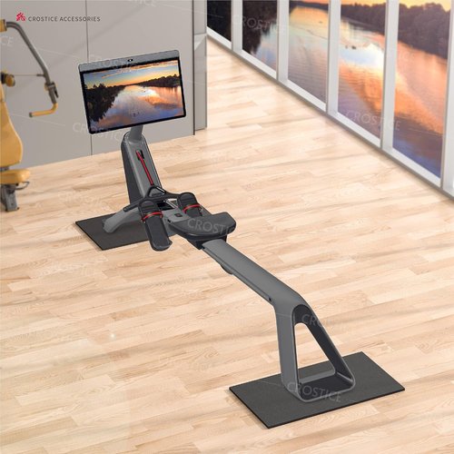 Double Mat by [Brand Name] - Compatible with Peloton Bike & Concept 2 Rowing Machine | 6mm Thickness for Floor Protection