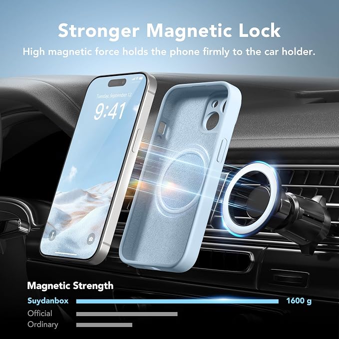 Magnetic for iPhone 15 Plus Case, Compatible