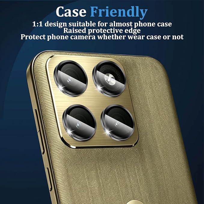Compatible with Motorola Moto Edge 2026 Camera Lens Protector, Individual Metal