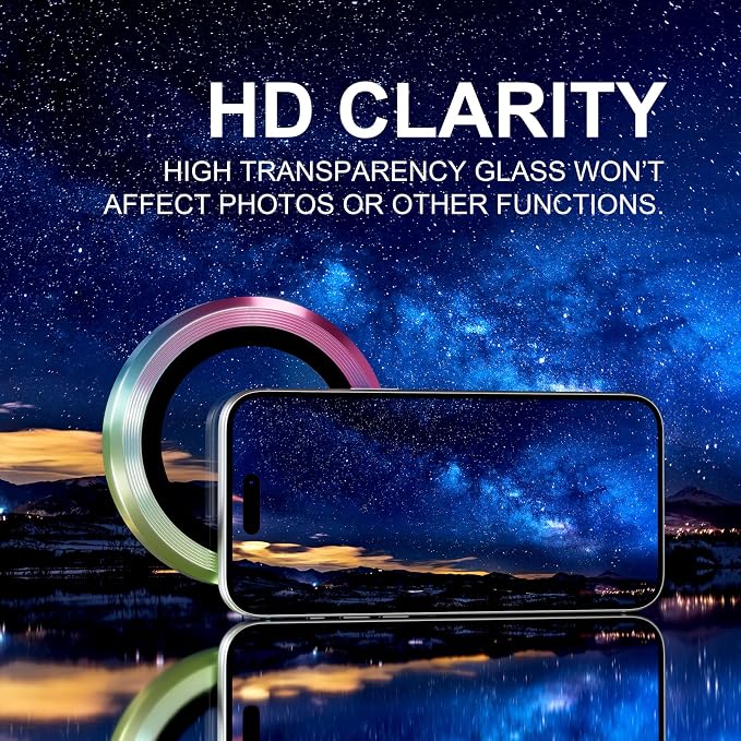 Choiche Compatible for iPhone 17 Pro/iPhone 17 Pro Max Camera Lens Protector