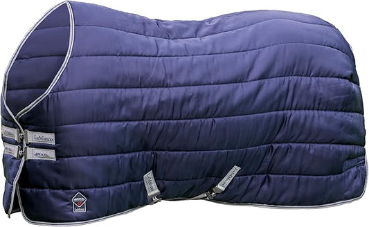 LeMieux Arika Stable-Tek 100g Blanket - Diamond Ripstop Outer - Breathable and Stain Repellent - Navy - 72"
