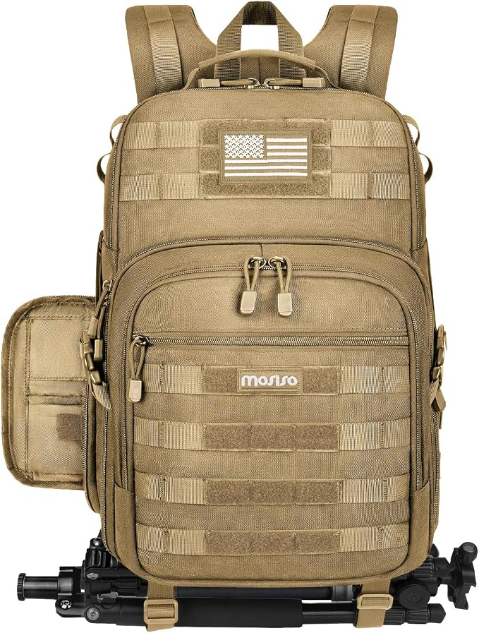 MOSISO Camera Backpack, DSLR/SLR/Mirrorless Tactical Camera Bag Case