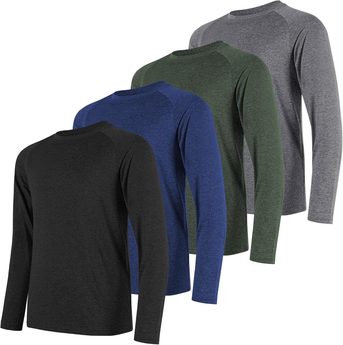 Skiennix Long Sleeve Men's Tee - Quick Dry, Moisture-Wicking, Sun Protection | Perfect for Workouts