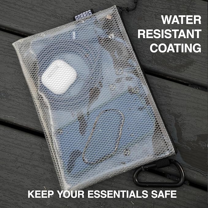 GOBAGS Air Production Extra-Small Clear Zipper Pouch – Cable Organizer & Travel