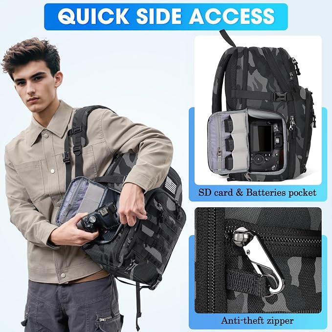 SDYSM Camera Backpack Bag Professional