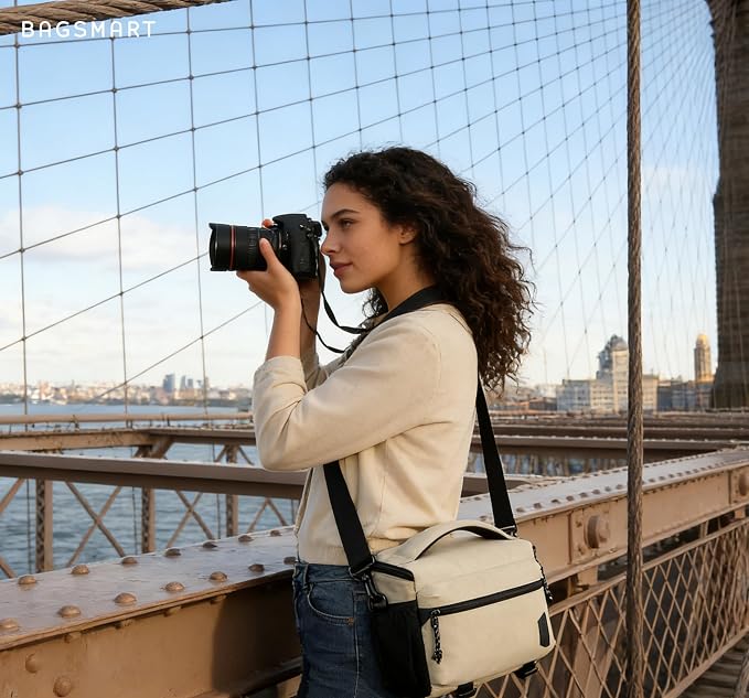 BAGSMART Small Camera Sling Bag