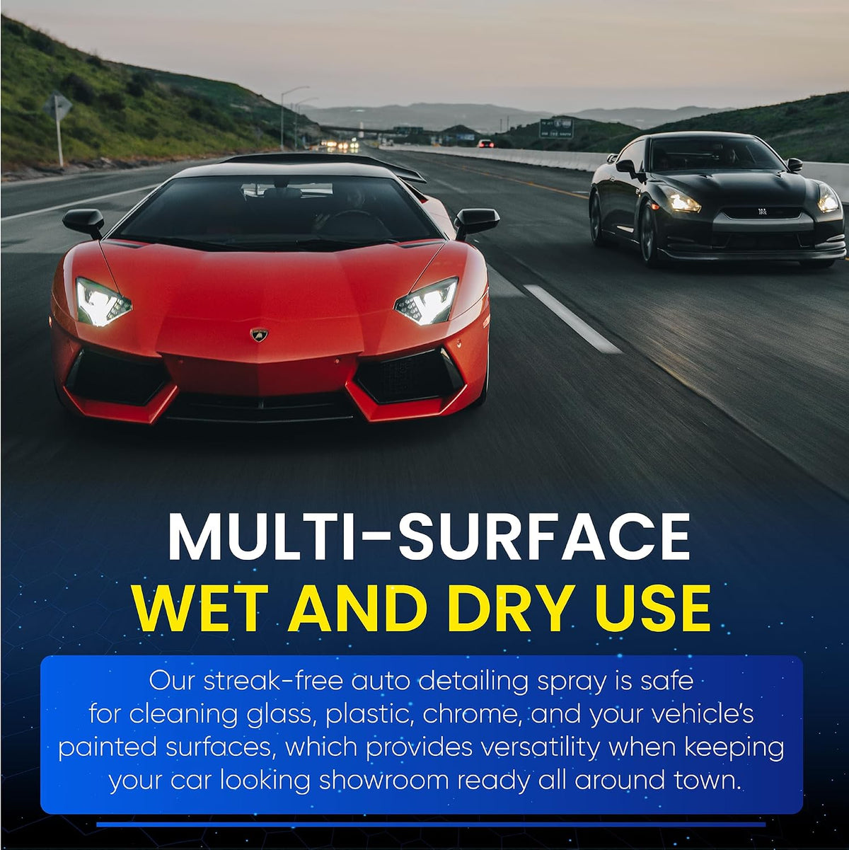 Nobu’s Garage Ceramic Car Detail Spray for Professional Auto Detailing, 16 oz Bottle, Quick Spray-On Detailer and Maintenance Coating, Waterless Wash for Paint, Glass, Chrome, and Plastic (16, Liquid)