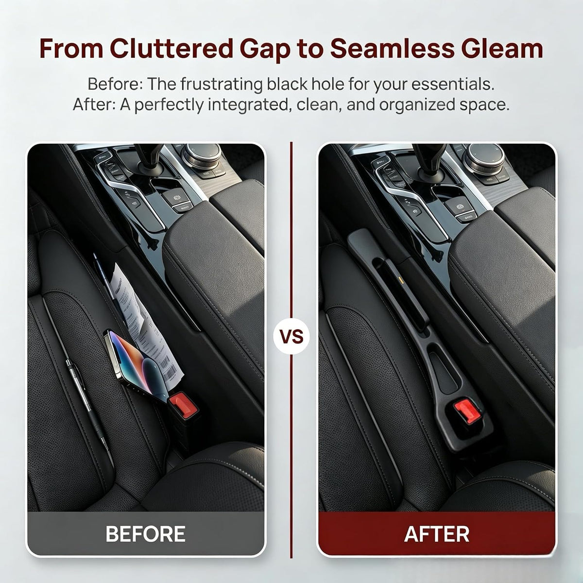 【Compatible with Subaru Outback】 Car Seat Gap Filler Organizer