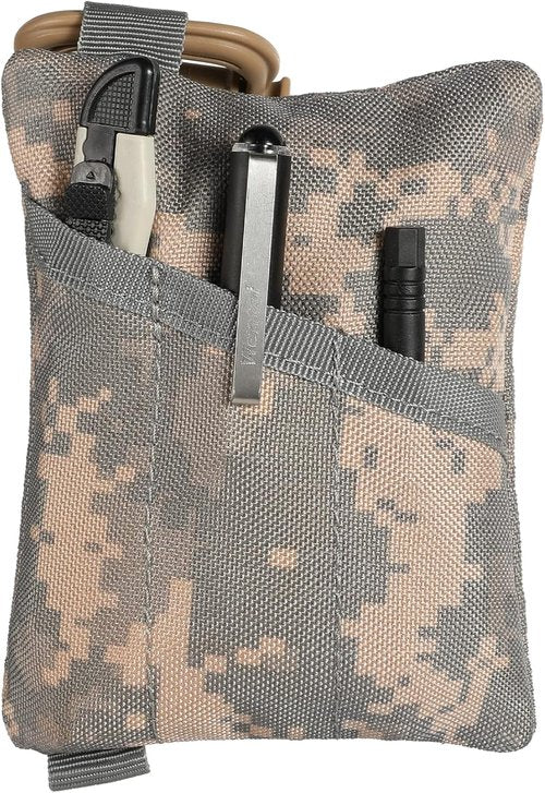 FRTKK Tactical EDC Pouches - Compact Military Utility Organizers | 2-Pack Coin Purse & Keychain Holder