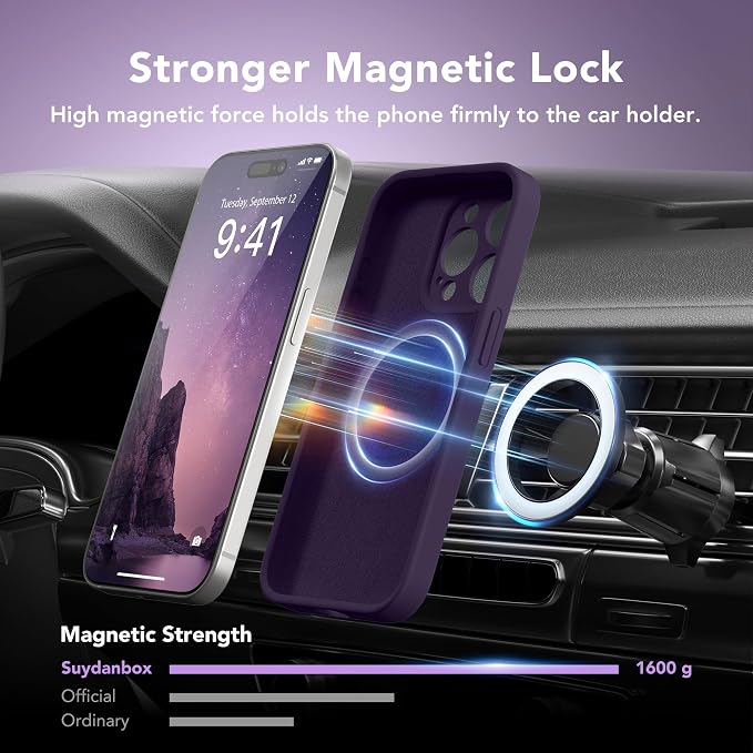 Magnetic for iPhone 14 Pro Case, Compatible