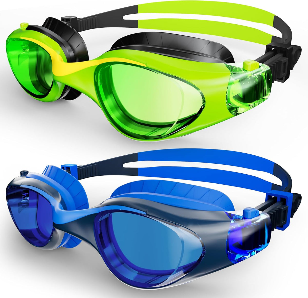Skiennix Swim Goggles - Anti-Fog UV Protection | Leakproof Design for Kids Aged 6-14