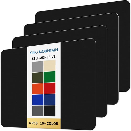 KING MOUNTAIN Self-Adhesive Nylon Fabric Repair Patch - Waterproof 9x11 Inches | 4 Pcs for Quick Repairs