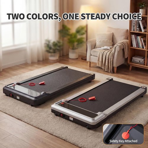 NEWBULIG Under Desk Treadmill - Portable Electric Walking Pad with Remote Control | Compact & Quiet Fitness Machine