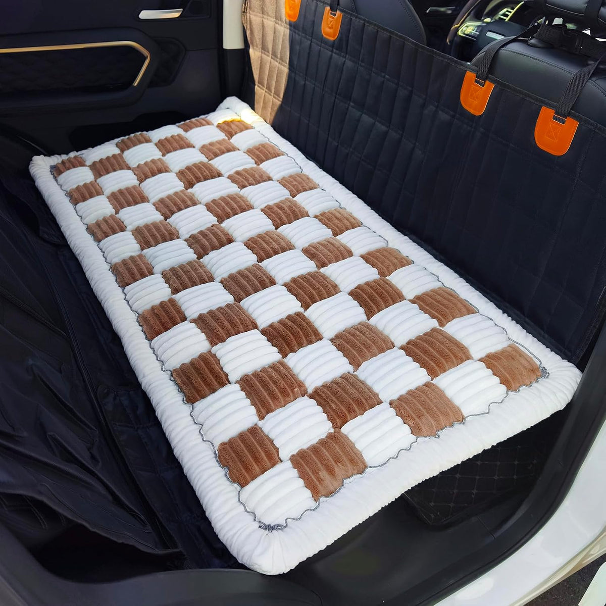 Dog Bed for Car Back Seat, Non-Slip Backseat Pet Mat for Trucks & SUVs