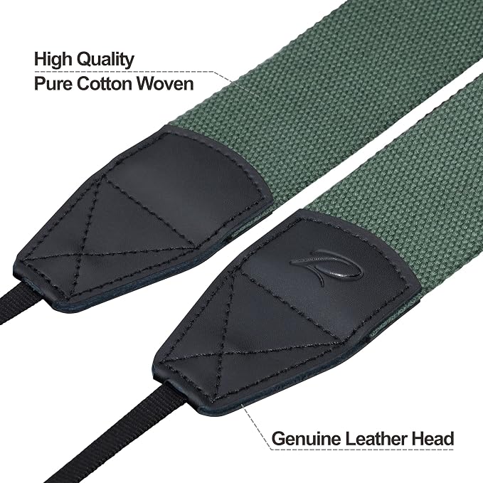 Padwa Lifestyle Dark Green Camera Strap