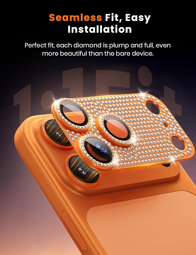Hoerrye Bling Diamond Camera Lens Protector