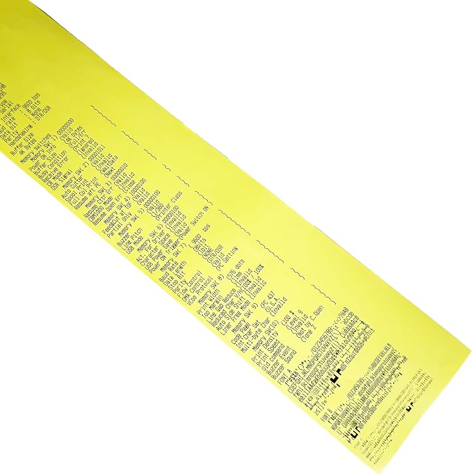 3 1/8 x 230 Yellow Thermal Paper Receipt Rolls fits all Clover POS Cash