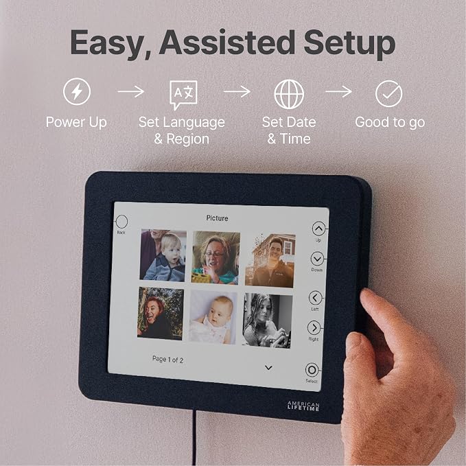 American Lifetime New 2026 Dementia Clock Large Digital Clock
