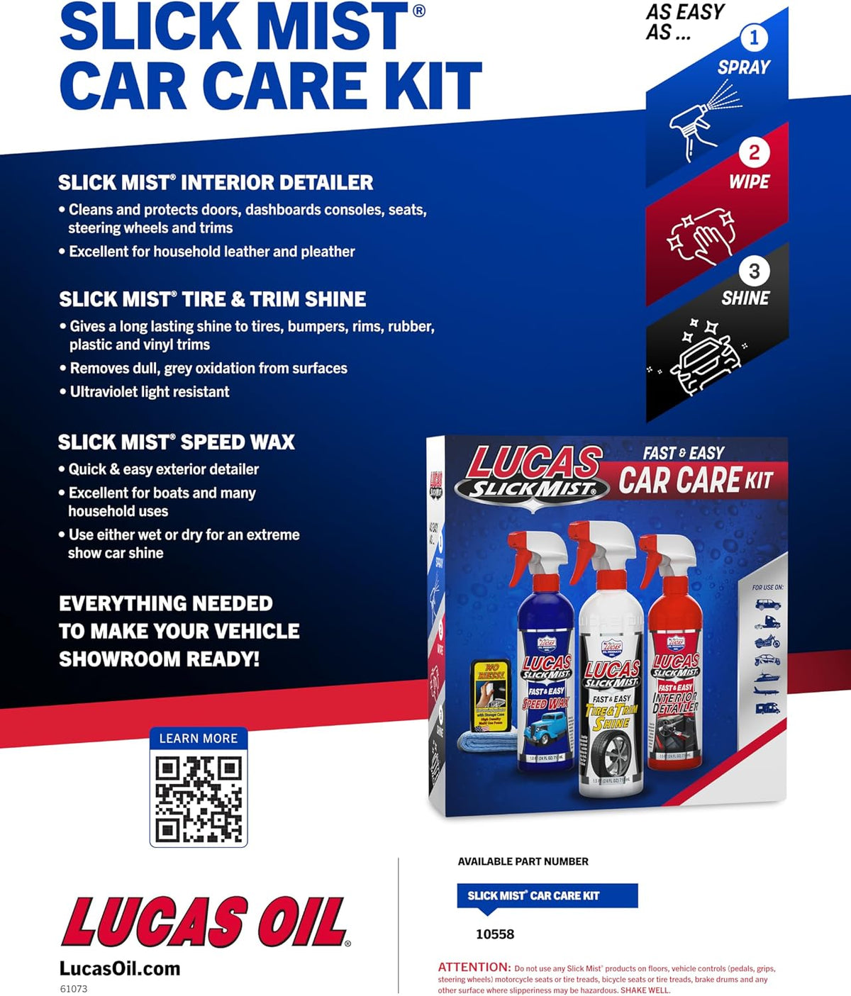 Lucas Oil 10558 Detail Kit