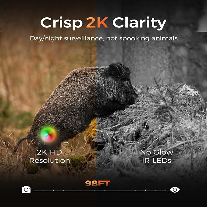 TKENPRO 4G LTE Cellular Trail Cameras, 360° View Live Streaming Game Camera