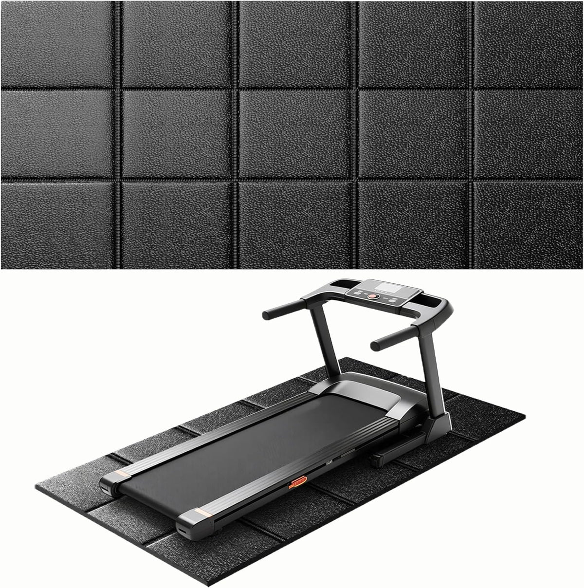 Treadmill Mat by [Brand Name] - Non-Slip Waterproof Protection for Carpet & Hardwood Floors | 79x39 Inches