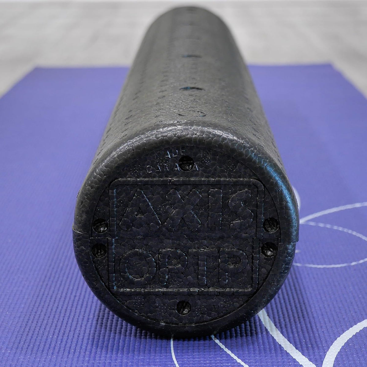 OPTP AXIS Firm Foam Roller - High Density for Physical Therapy & Fitness | 36" X 6" Round, Black