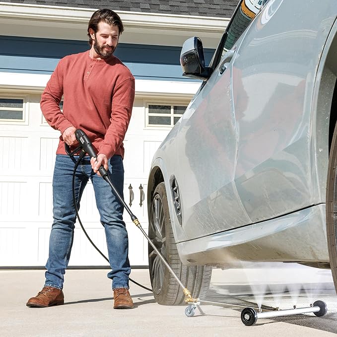 Kärcher 21" Undercarriage Cleaner Kit, Pressure Washer Accessory to Clean Cars, Trucks, SUVs, Includes Swivel Caster
