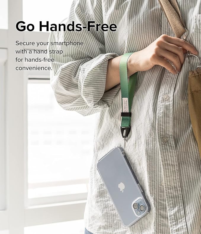 Ringke Hand Strap Designed for Camera Strap and Phone Strap, Adjustable Sturdy