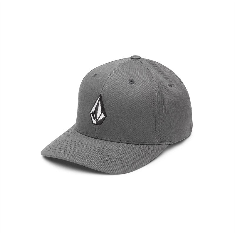 Volcom Men's Full Stone Flexfit Stretch Hat, Iron Gate, Large/X-Large