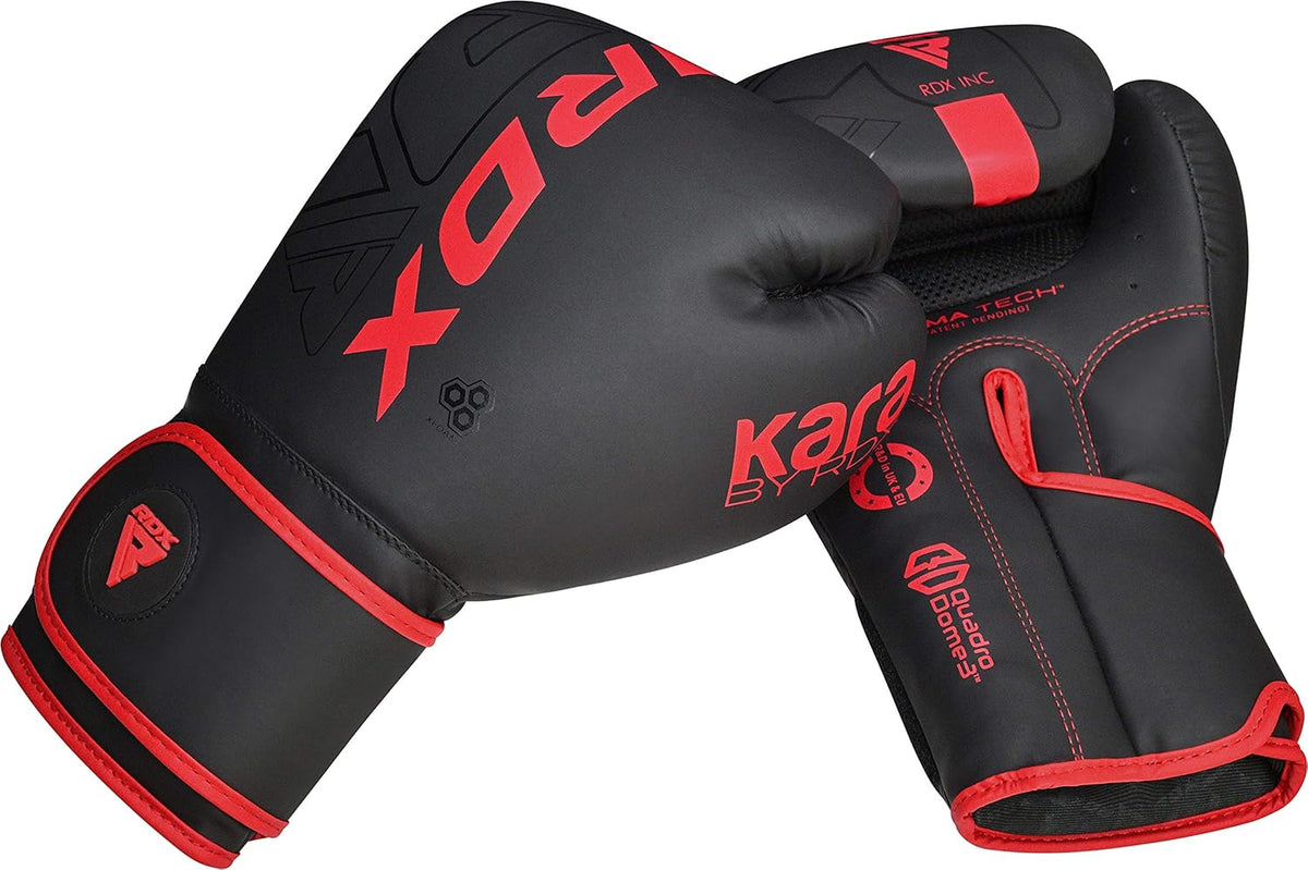 RDX Boxing Gloves - Pro Training & Sparring | Maya Hide Leather for MMA & Kickboxing | Ventilated Palm, Multi-Layered, 8-18 Oz Options