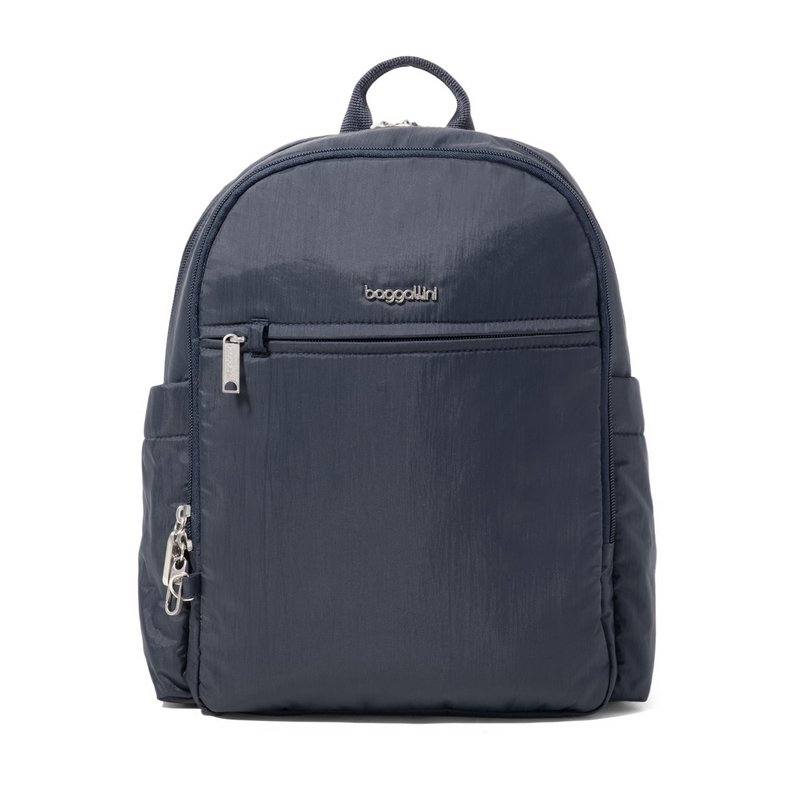 Securtex Anti-Theft Getaway Backpack - 9.4"x13"x5" Travel Safe Bag w/Locking Zippers, Slash-Resistant, RFID