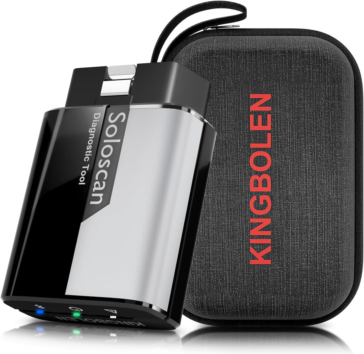 KINGBOLEN Soloscan for Land Rover Jaguar OBD2 Scanner Bluetooth, All Reset Service, Bidirectional Scan Tool for iOS & Android, Full System Car Diagnostic Scanner, No Subscriptions Lifetime Update