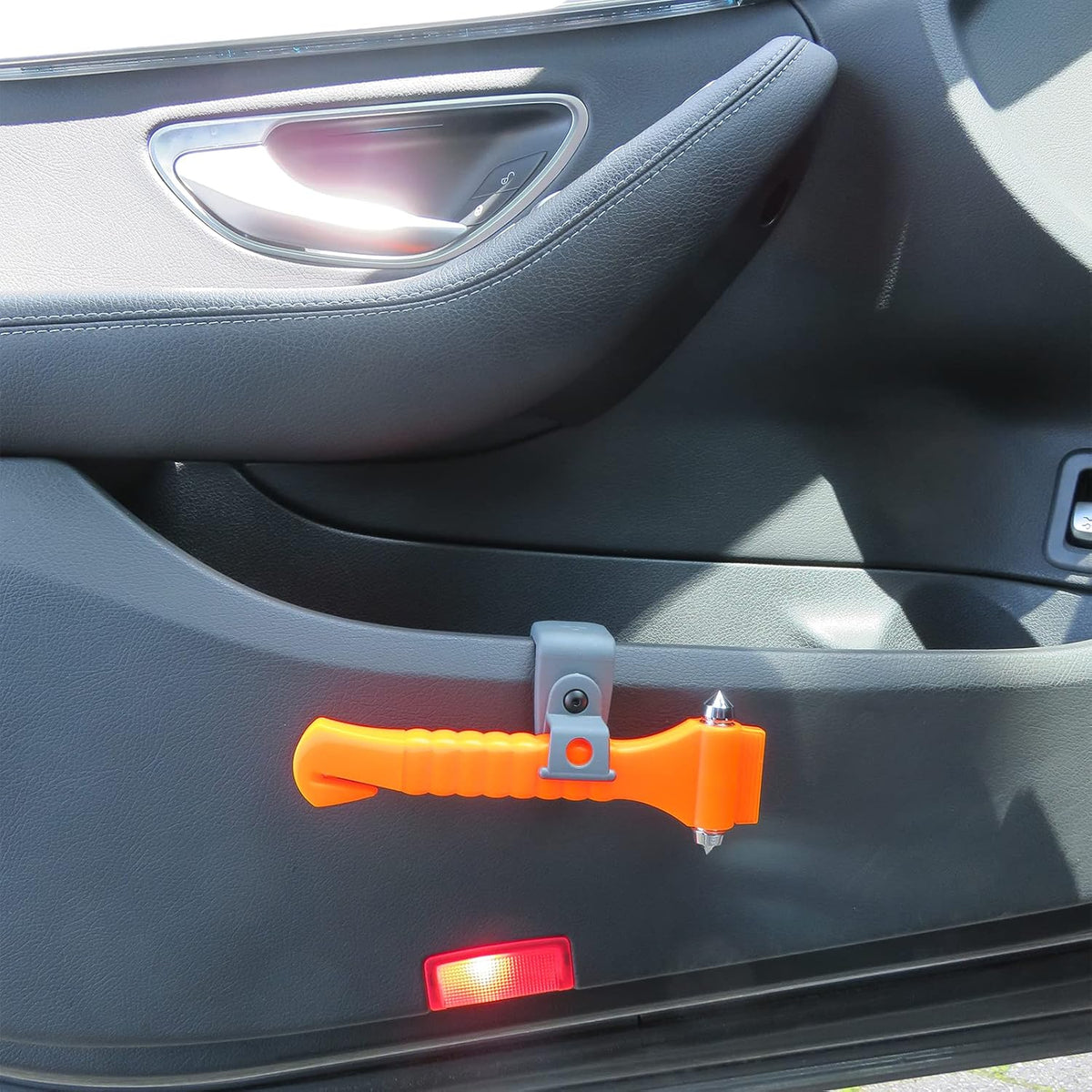 Lifehammer Brand Car Safety Hammer, the Original Emergency Escape and Rescue Tool with Seatbelt Cutter, Made in the Netherlands, Orange (2-Pack)
