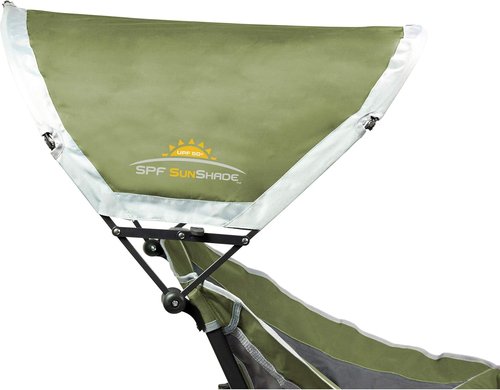 GCI Outdoor Pod Rocker - Comfortable Outdoor Rocking Chair with SunShade Canopy | Portable Design