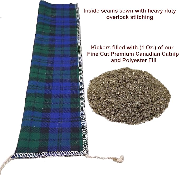 15" Catnip Cat Kicker Toys/Kitty Kick Sticks/Cat-Nip Kick Sticks (Sedona) (Kickers Filled with 1 oz Premium Canadian Catnip)