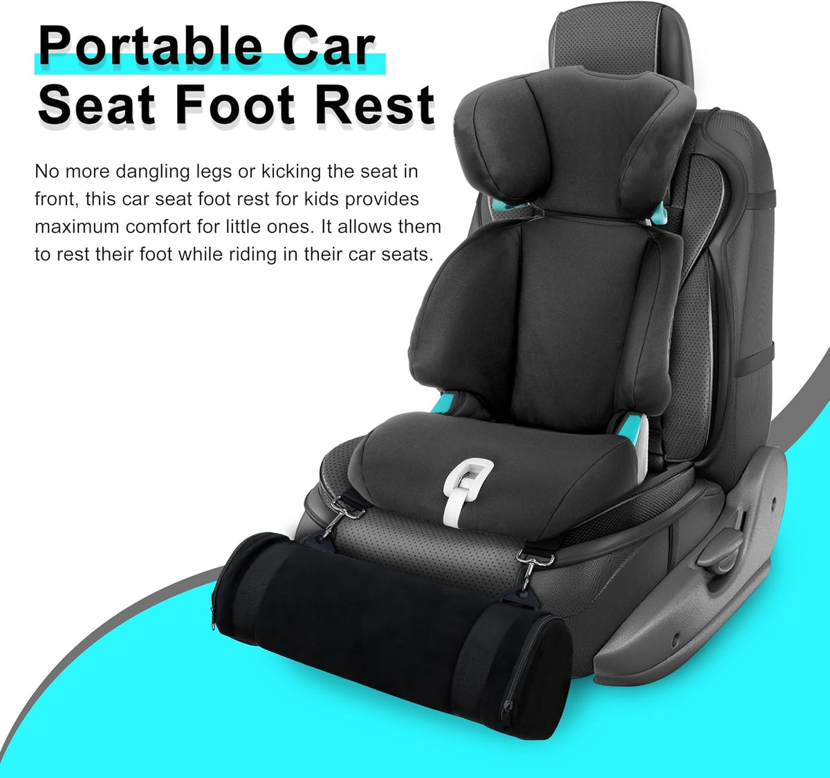Car Seat Foot Rest for Kids, Toddler Booster Seat Leg Rest Support