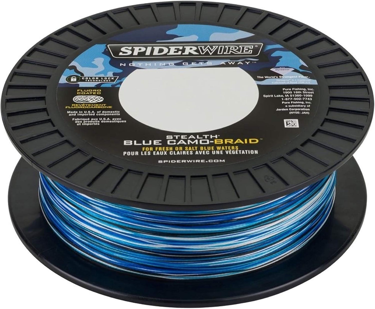 SpiderWire Stealth Braid Fishing Line - High Sensitivity, Durable, 150 Yards, Green Color