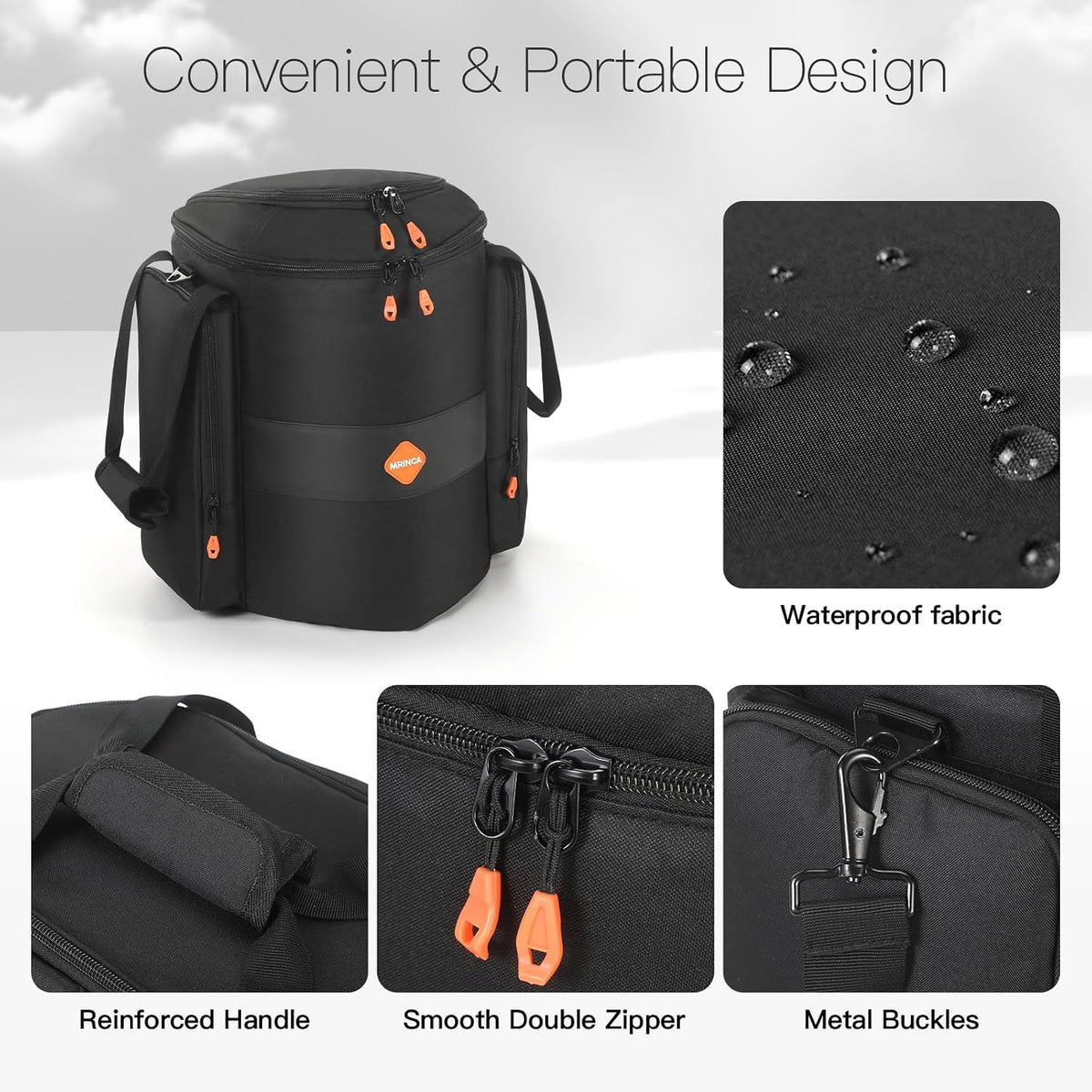 Carrying Case Compatible with Bose S1 Pro/S1 Pro+, Protective Cover Bag with Shoulder Strap, Durable Design for PA System Speaker, Microphones, Charger & Accessories