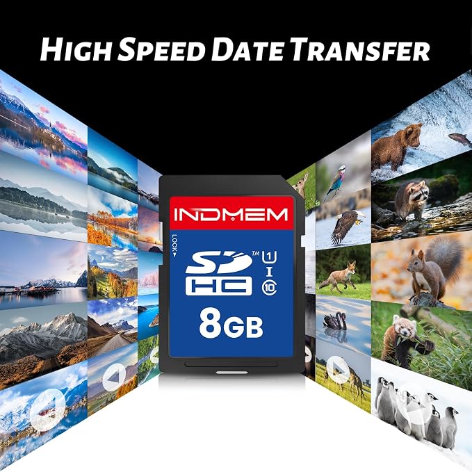 SD Card 8GB, High-Speed Secure Digital Cards