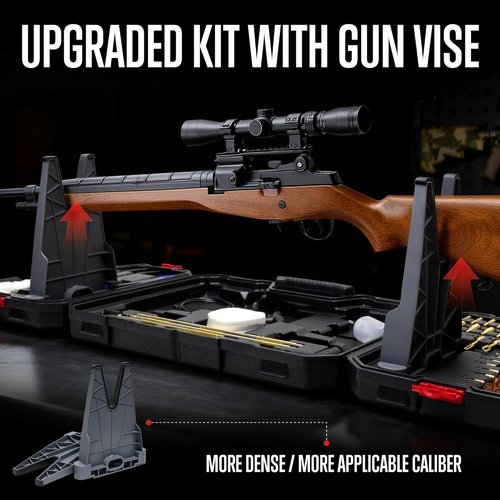 GLORYFIRE Elite Gun Cleaning Kit - Universal Cleaner for Shotguns & Pistols | Includes Plastic Holder & Reinforced Rods