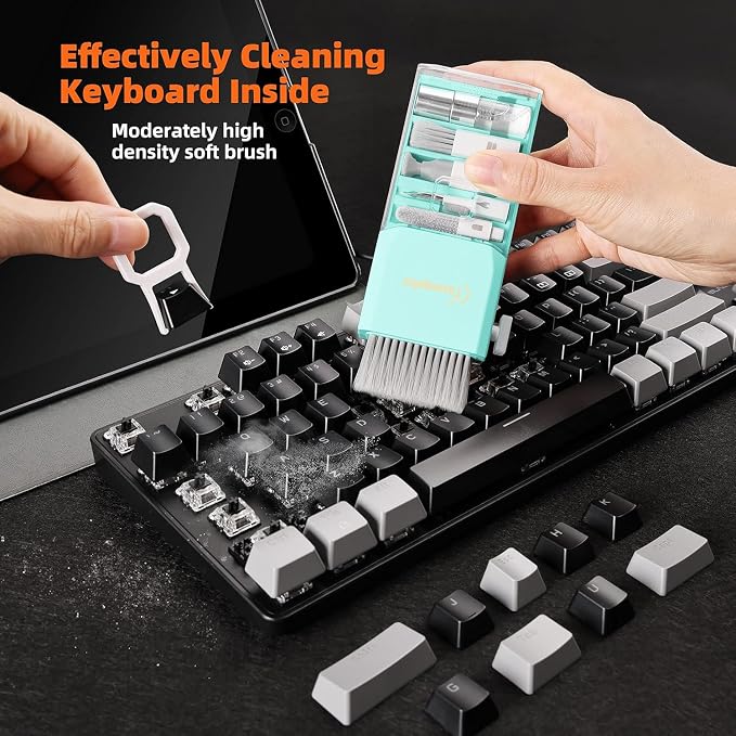 Tassmpitor Laptop Screen Keyboard Cleaner Kit, All in 1 Electronics Cleaning