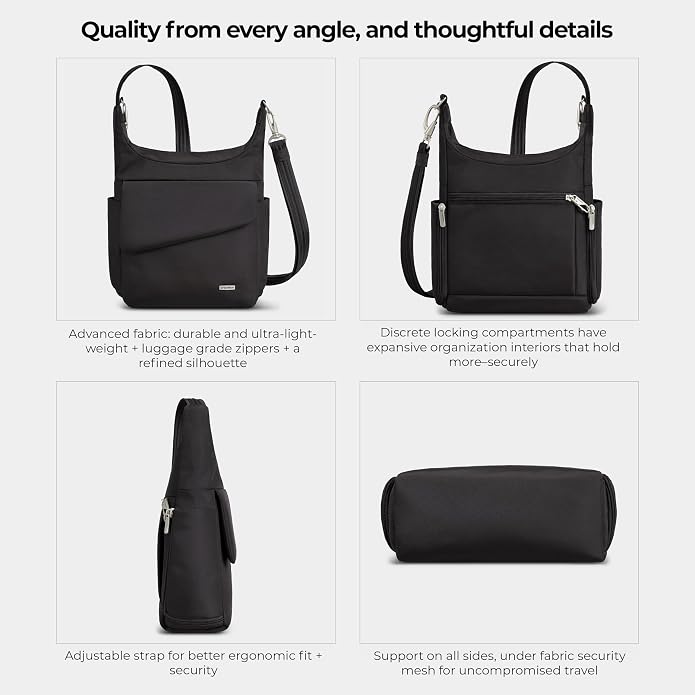 Travelon Anti-Theft Classic Messenger Bag