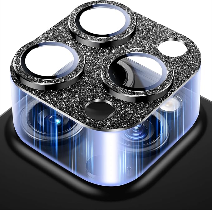Uyiton Compatible with iPhone 16 Pro/iPhone 16 Pro Max Camera Lens Protector