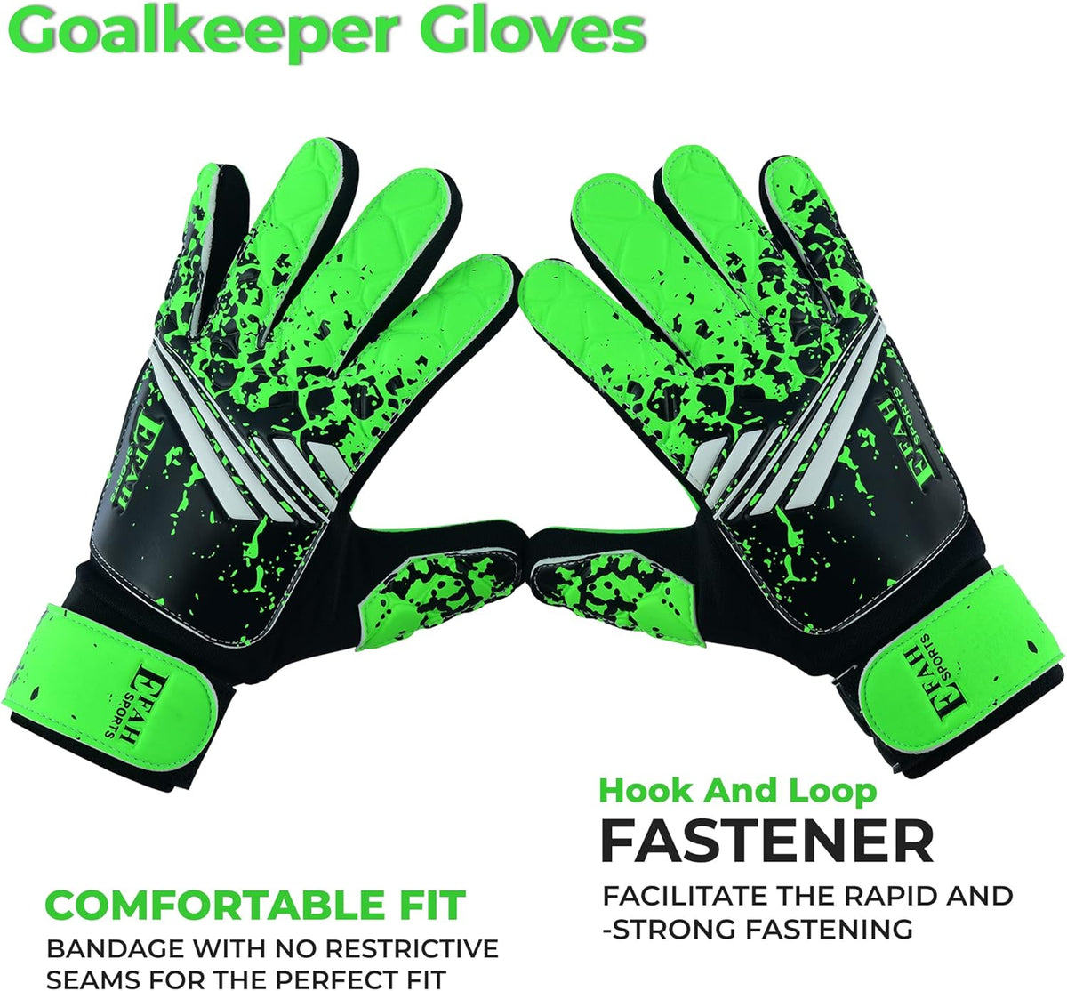 Regine Switzerland Soccer Goalkeeper Gloves - Strong Grip for Kids & Youth | Durable Football Goalie Gear